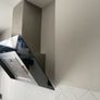 Airforce Angled Cooker Hood - Black Glass & Stainless Steel Extractor Fan Image 3