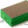 Glass Polish 15003 Diamond Hand Held Sanding Pad for Smoothing, Edging & Polishing - Grit 60, Size 95mm x 55mm Image 3