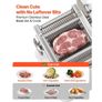 Meat Cutting Machine, 850W Commercial Slicer, 5mm Heavy Duty Stainless Steel Blade Shredder for Boneless Meat Soft Vegetables, Electric Food Slicers for Kitchen Restaurant Supermarket Image 5