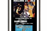 Rolling Stones Slane Castle 1982 Poster With Ticket Framed