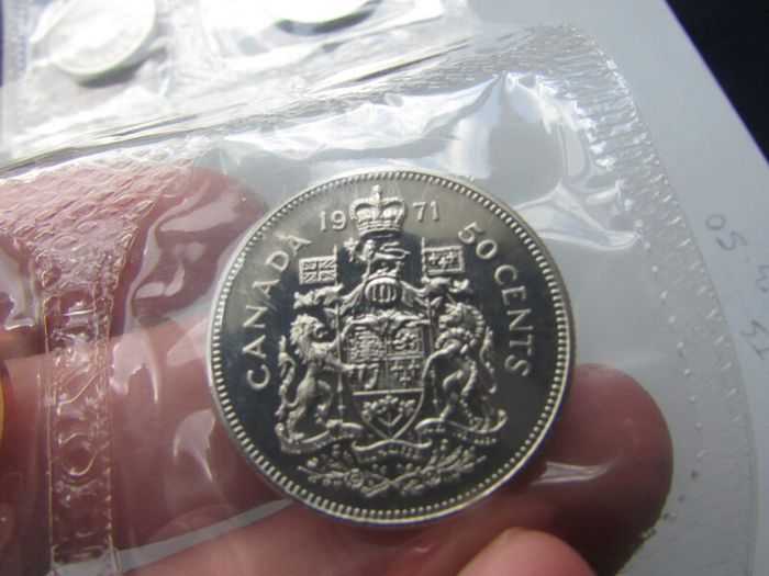 Canada Mint set 1971.British Columbia 1871-1971.Gem BU.Six coins.