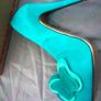 Beautiful Schuh green heels Image 3