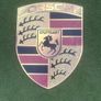 Large Porsche Crest Aluminium Sign Image 2