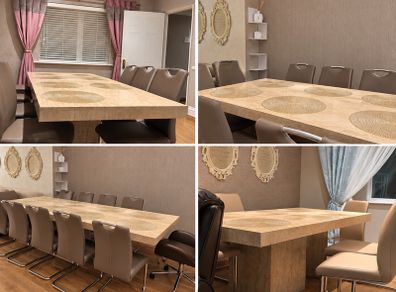 marble dining table