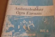 vintage Folens Gaeilge school book 1971