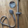 Blue Canyon 1.5m Chrome Shower Head & Hose + Rail Image 2