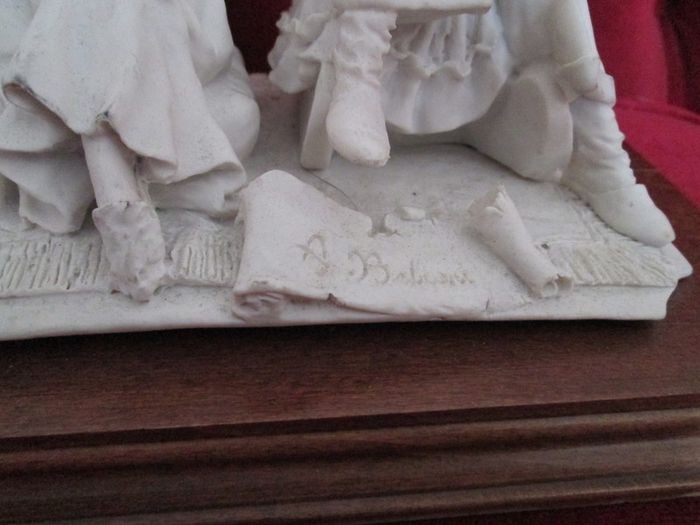 Vintage "The Grandparents " Ornament by "A.Belcovet"
