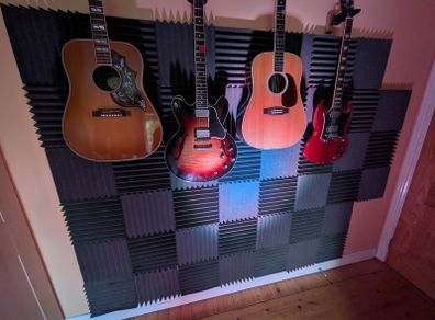 Acoustic Foam panels (Uncompressed) 30mm x 30mm