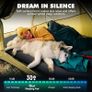 Self-Inflating Sleeping Pad, 4" Thick Camping Mattress with 9.5 R-Value, All Season Portable Foam Mat for Camping, Hiking, Tent & Car - Slate Grey, Single (203x71x10cm) Image 5