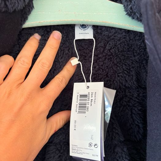 Petit Bateau brand new winter coat