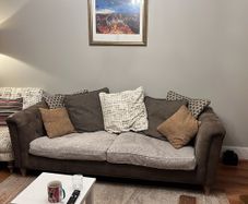 3 seater leather sofa