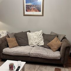 3 seater leather sofa