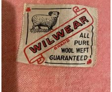 Vintage wool blanket Large