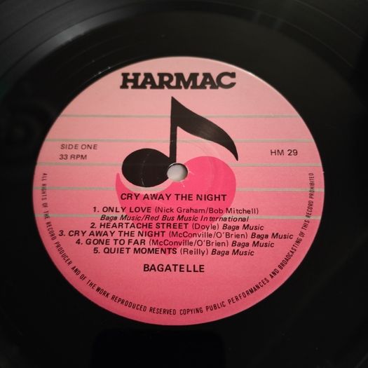 Bagatelle - Cry away the night