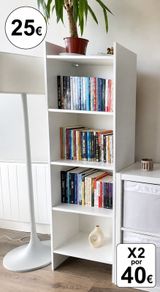 White Bookcase / Bookshelf