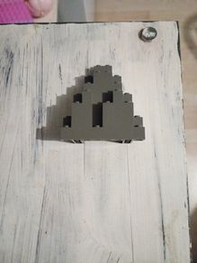 lego vintage panel mountain old dark gray