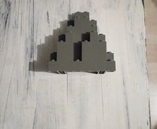 lego vintage panel mountain old dark gray
