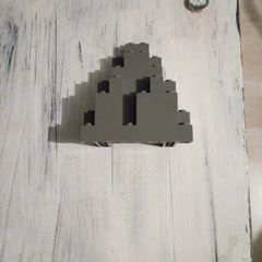 lego vintage panel mountain old dark gray