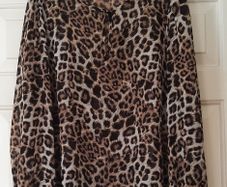 Leopard print blouse