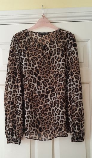 Leopard print blouse