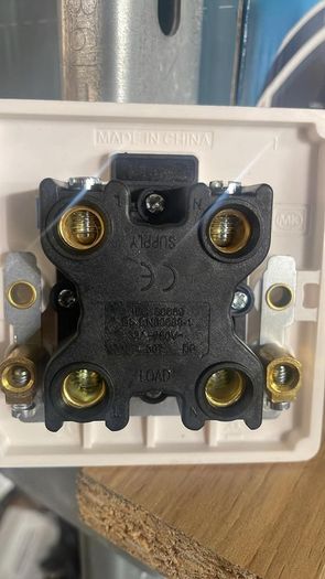 32A 1 Gang DP Switch with Neon