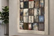 Hand Painted Textured Abstract Cavans 125x90cm