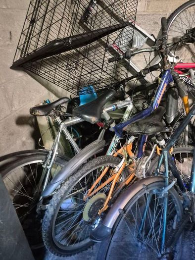 mountain bikes