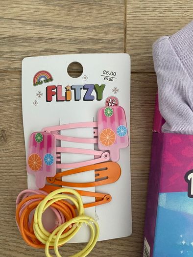 Girls dresses pyjamas and hair clips all brand new