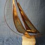 Brass Sailboat Image 3