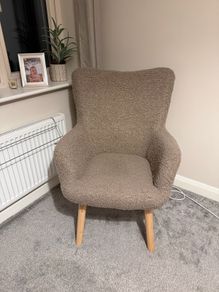 Armchair + footstool - Fabric Lounge Jysk