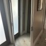 Large silver antique style mirror Image 2