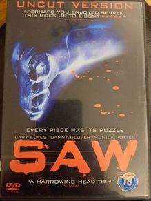 Saw movie DVDs