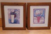 Vintage Solid Wood Frames x2