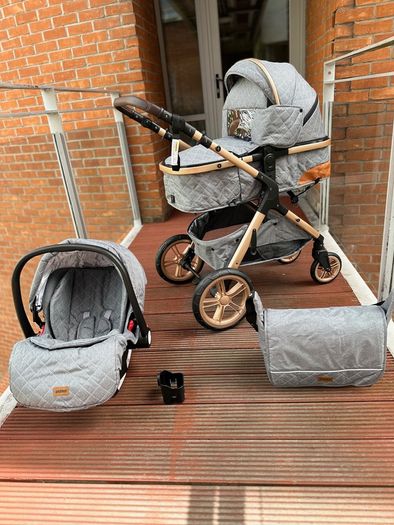 Brand new baby travel system 3 in 1 pram buggy