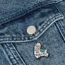 Llama Enamel Metal Pin Image 2