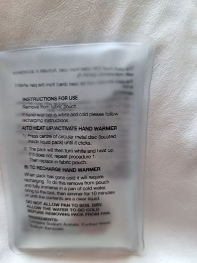 Pocket hand warmers