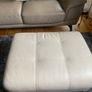 Dark Cream Soft Leather L Shaped Sofa Image 3