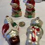 8 glass Christmas Tree decorations Image 2