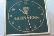 Vintage Guinness wall clock, battery operated