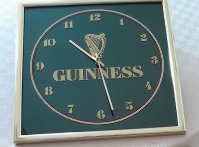 Vintage Guinness wall clock, battery operated