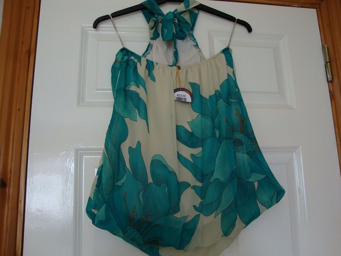 Floral Halterneck Top - Size XS