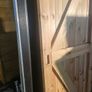 solid pine door suit shed Image 2