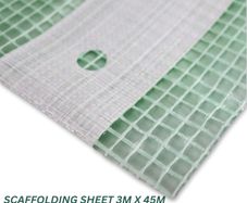 Scaffolding Sheeting 3m x 45m (7'-148') 170 gsm