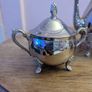Three Piece Plated Tea Set Image 3