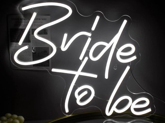 FREE P&P | Bride to be Neon Signs White LED 14.6 inch x 11.8 inch Home > Home & Garden