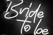 FREE P&amp;P | Bride to be Neon Signs White LED 14.6 inch x 11.8 inch Home > Home &amp; Garden