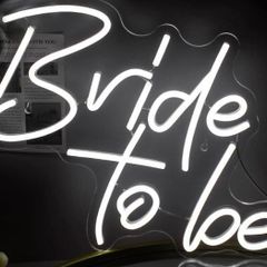 FREE P&P | Bride to be Neon Signs White LED 14.6 inch x 11.8 inch Home > Home & Garden