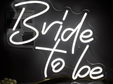 FREE P&P | Bride to be Neon Signs White LED 14.6 inch x 11.8 inch Home > Home & Garden