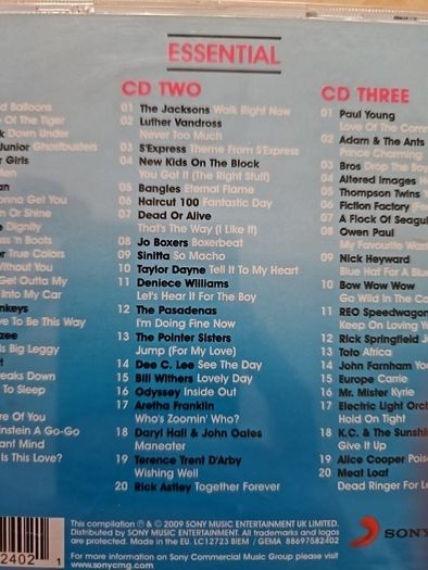 Essential The 80s  3CD Boxset