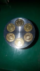 Revolver bullets design metal herb grinder